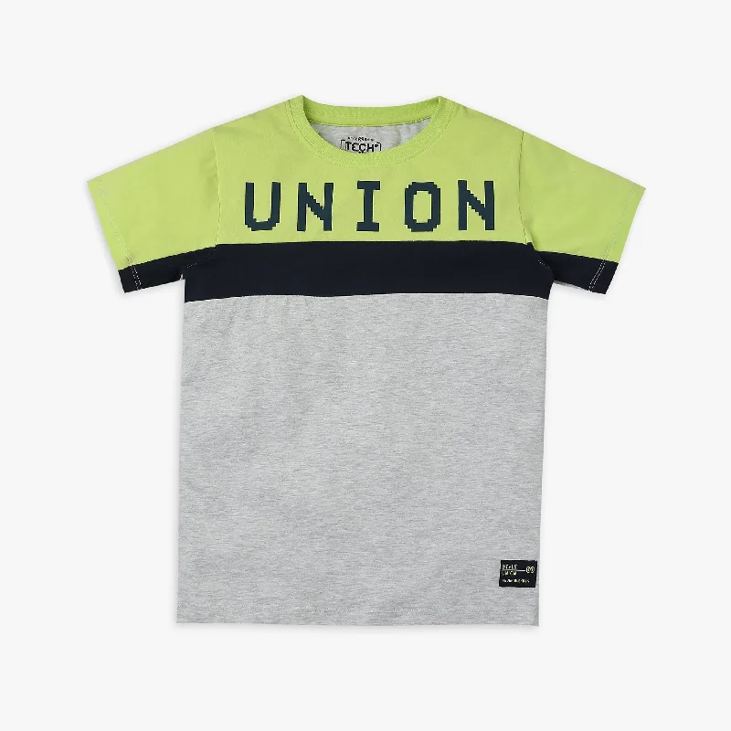 Boy's Regular Fit Solid T-Shirt