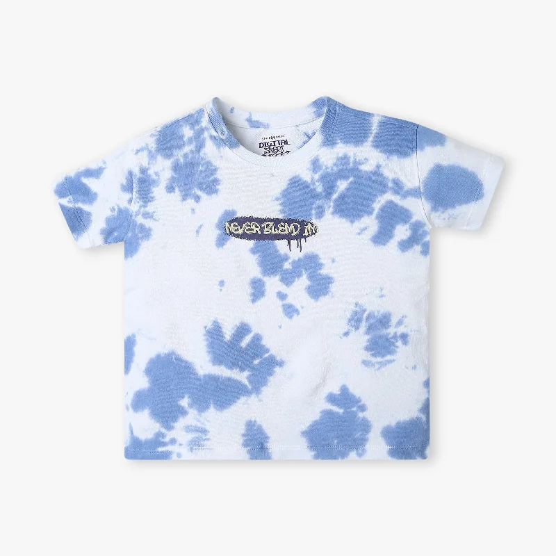 Boys Regular Fit Tie - Dye T-Shirt