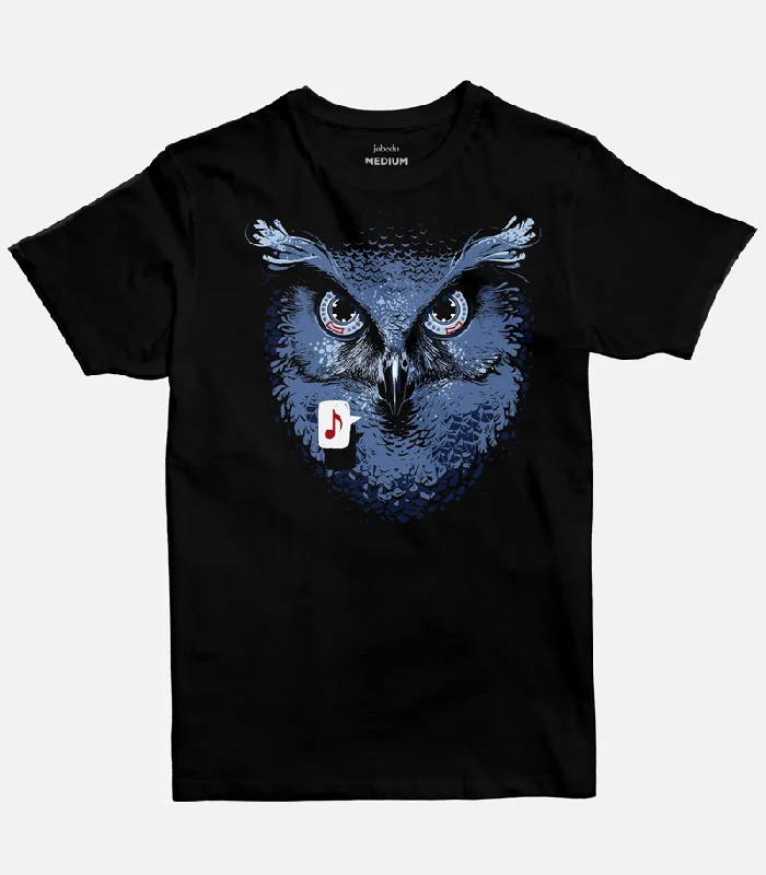 Owl Cassette | Basic Cut T-shirt