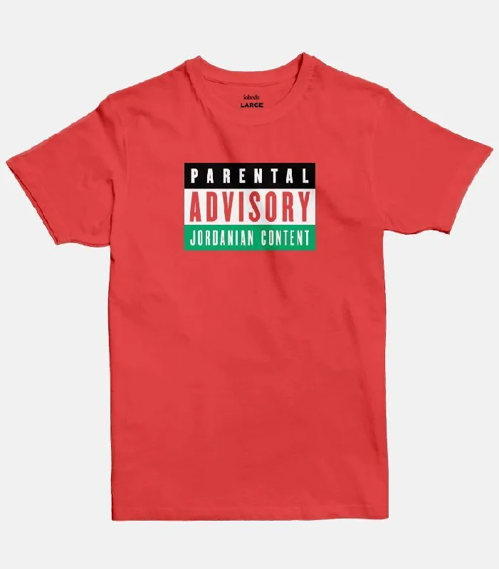 Parental Advisory: Jordanian Content | Basic Cut T-shirt