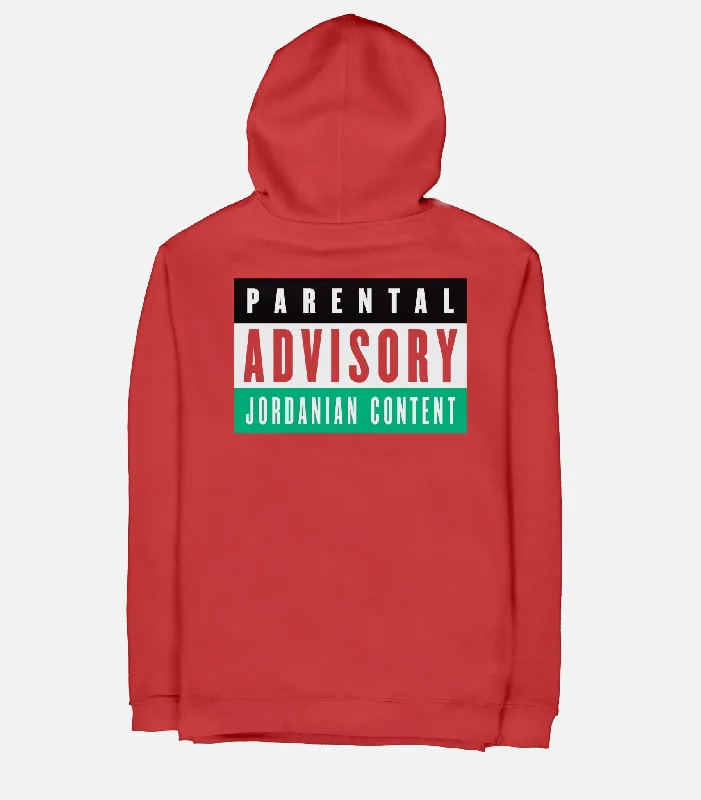 Parental Advisory: Jordanian Content| Unisex Adult Zipup