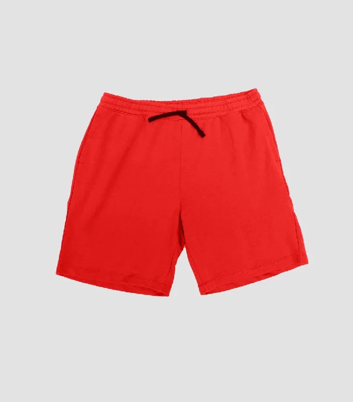 Red | Men's Terry Shorts