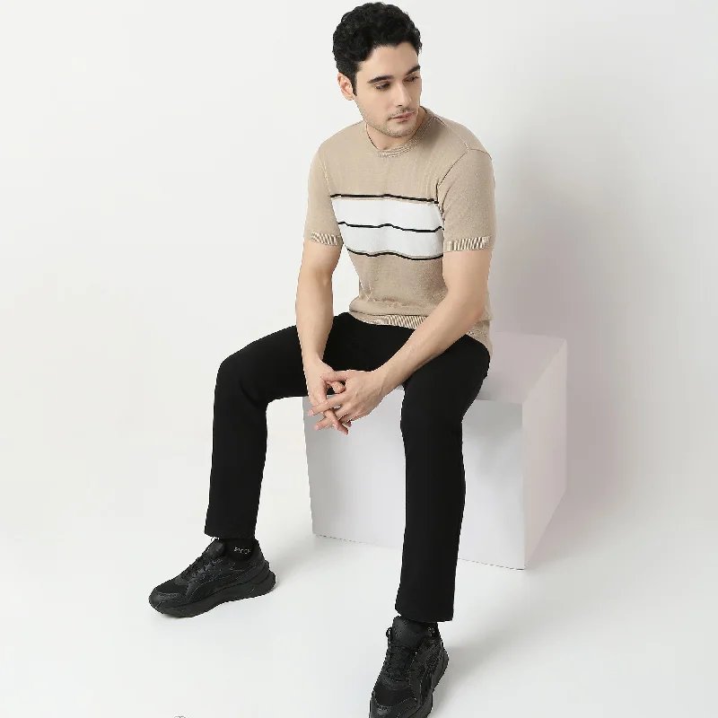 Regular Fit Striped T-Shirt