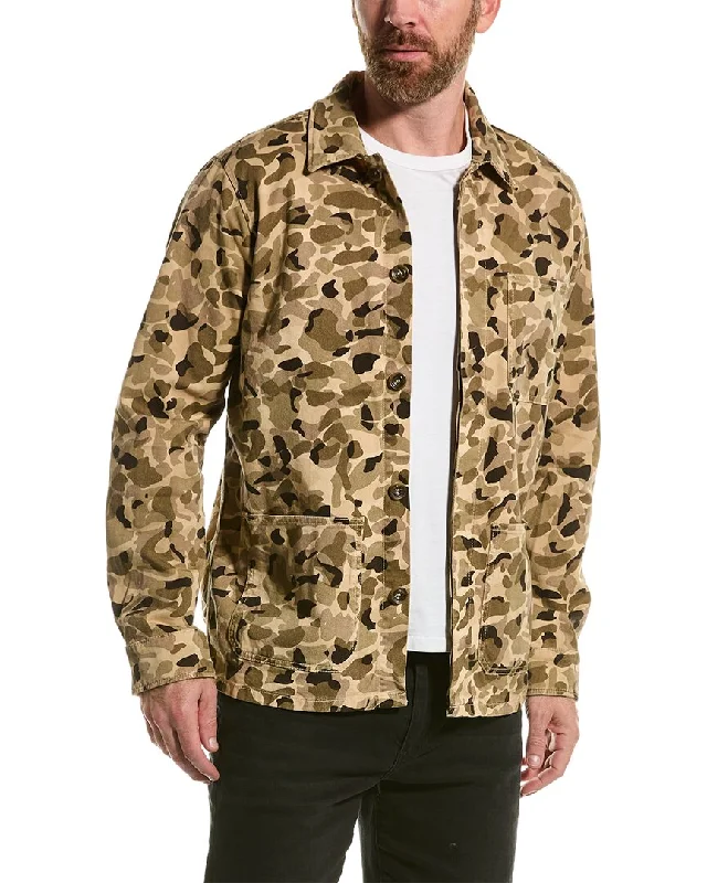 7 For All Mankind Camo Shirt Jacket