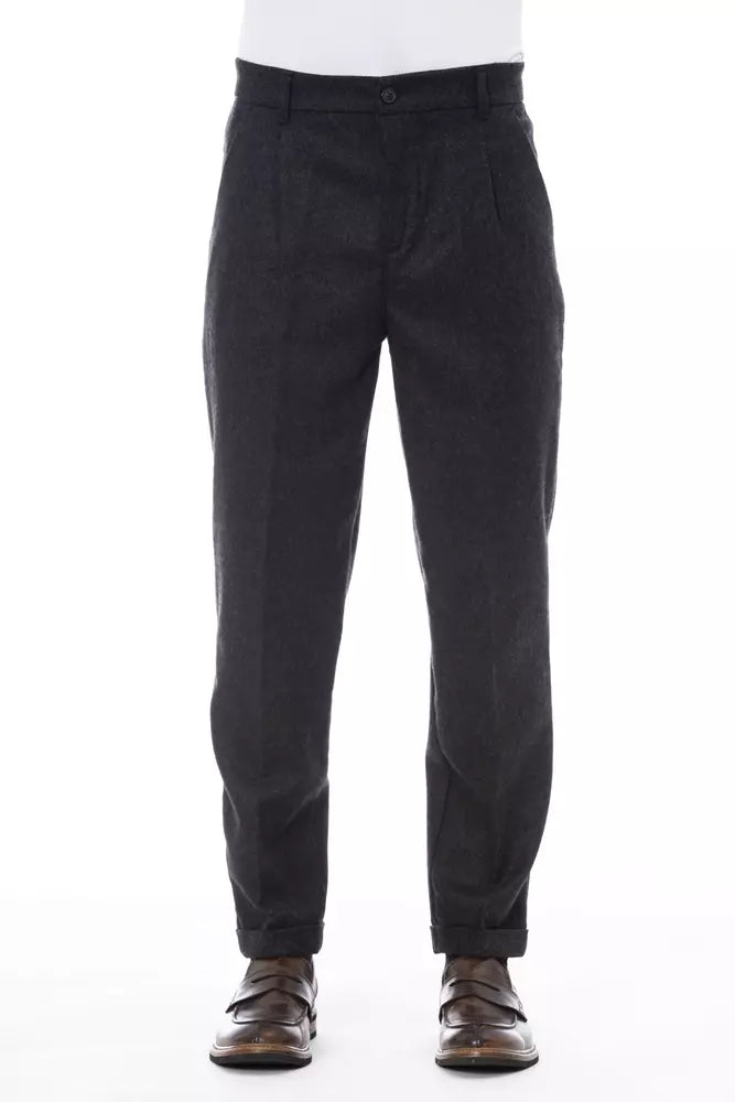 Alpha Studio  Wool Men Men's Pant