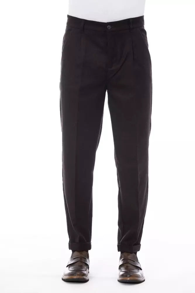 Alpha Studio  Wool Men Men's Pant