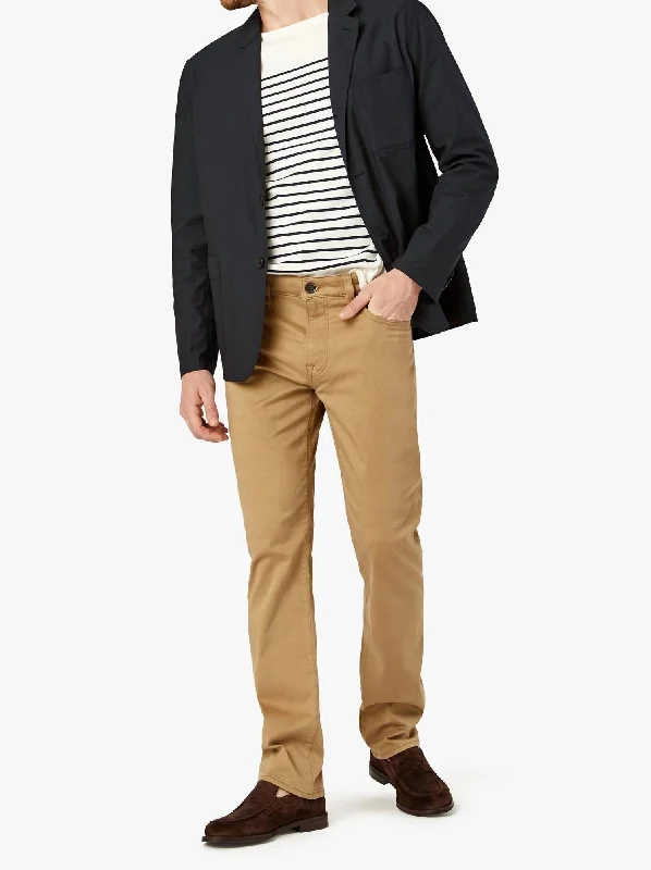 Courage Straight Leg Pants In Khaki Twill