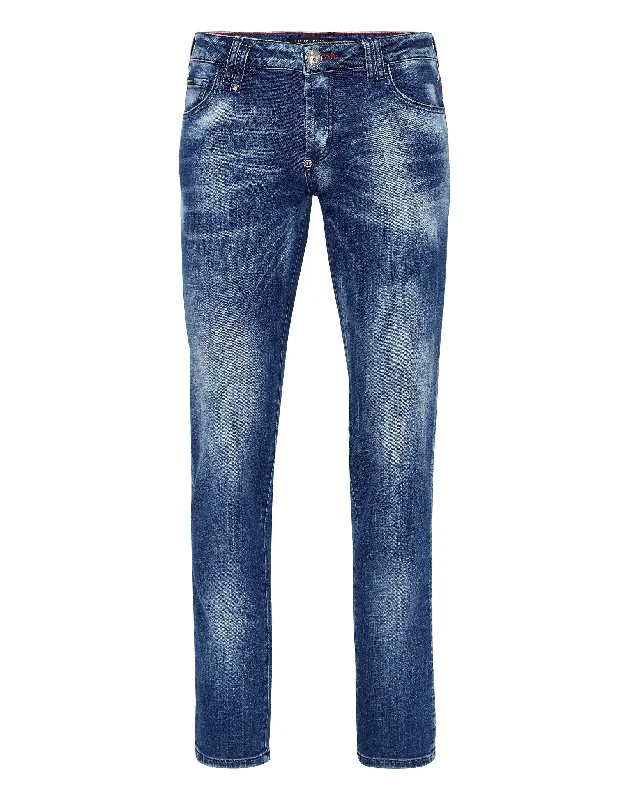 Denim Trousers Straight Cut