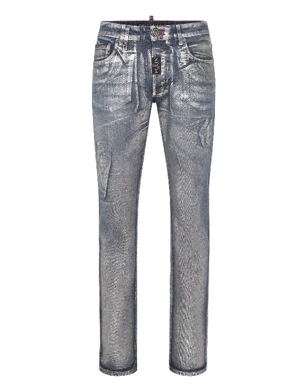 Denim Trousers Super Straight Cut Fit