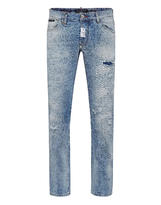 Denim Trousers Super Straight Cut Premium