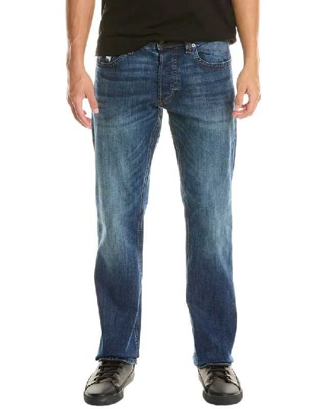 Diesel 1985 Larkee Mid Blue Straight Jean