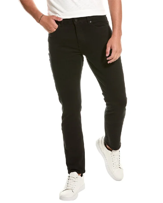 DL1961 Theo Black Relaxed Tapered Jean