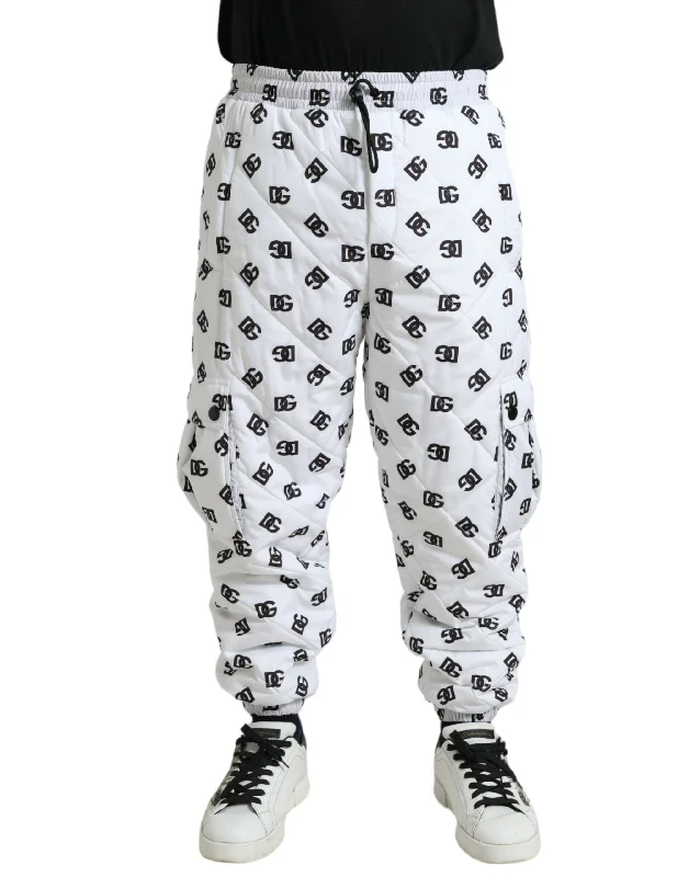 Dolce & Gabbana Chic  Jogger Pants with Iconic DG Men's Print