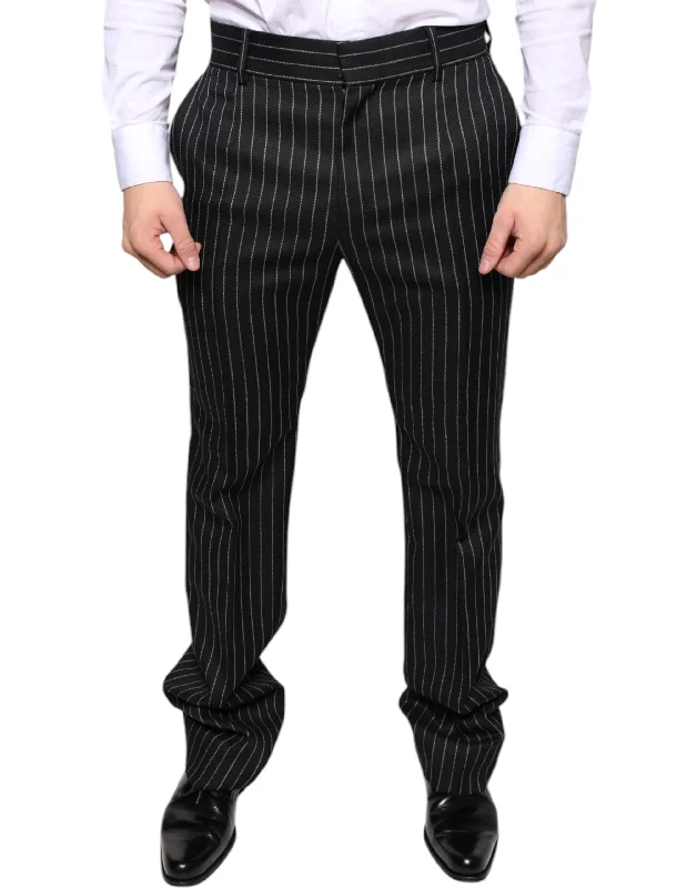 Dolce & Gabbana  Stripes Skinny Men Dress Men's Pants