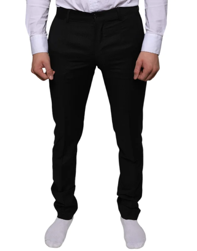 Dolce & Gabbana  Wool Skinny Dress Formal Men's Pants