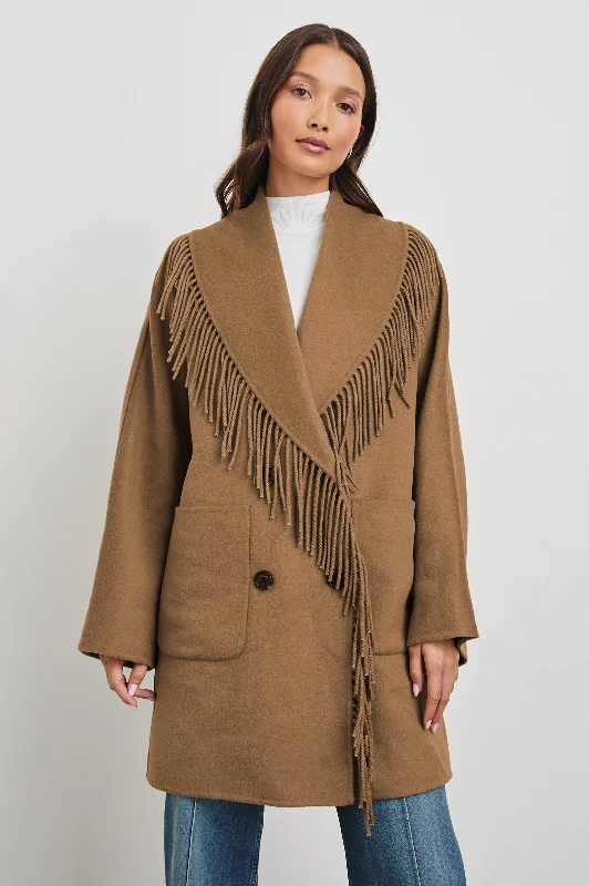 HUGO COAT - CAMEL