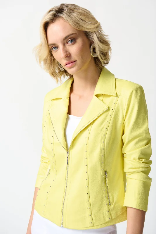 Joseph Ribkoff - 242908 Foiled Suede Jacket