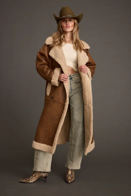 Livingston Brown Sherpa Coat