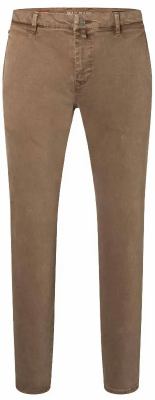 Men Drivers Pant In Hazelnut