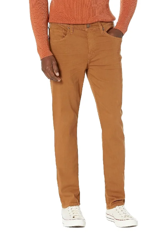 Men Federal Slim Straight Jean In Cinnamon Cocoa