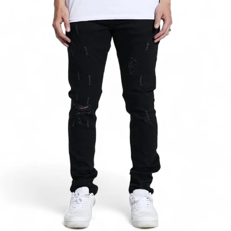 Men's Atlantic Denim Jean In Jet Black