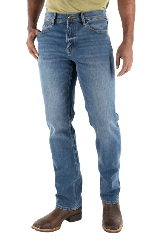 Mens Boot Cut Jean In Ash