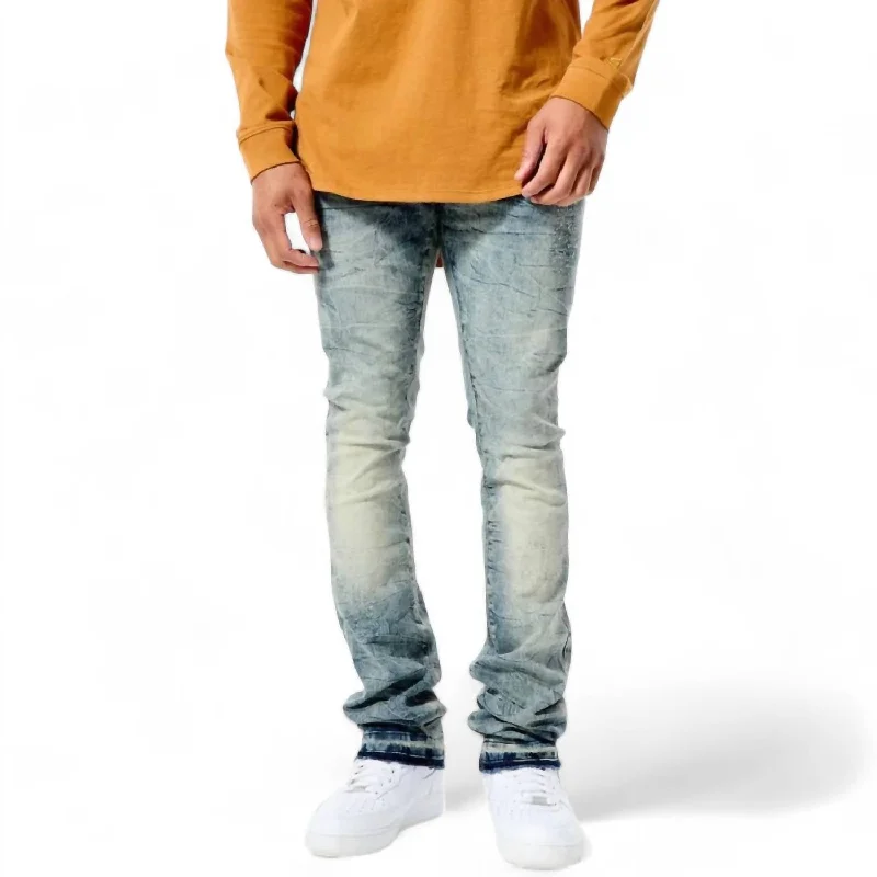 Men's Martin Stacked Woodstock Denim Jean In Death Valley