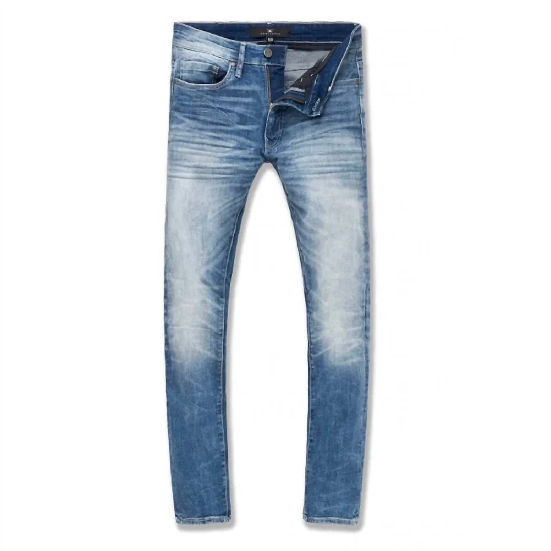 Men's Ross Hamilton Pure Denim Jean In Aged Wash