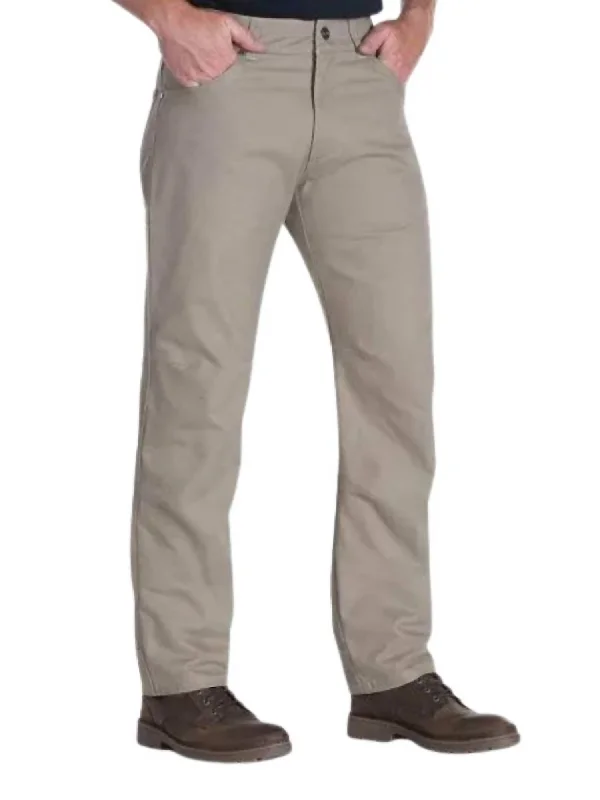 Men's Rydr Straight Pant - Inseam 32" In Stone Khaki