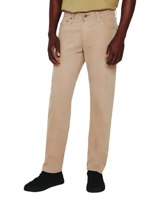 Men's Slim Straight Leg Pants In Silk Bamboo