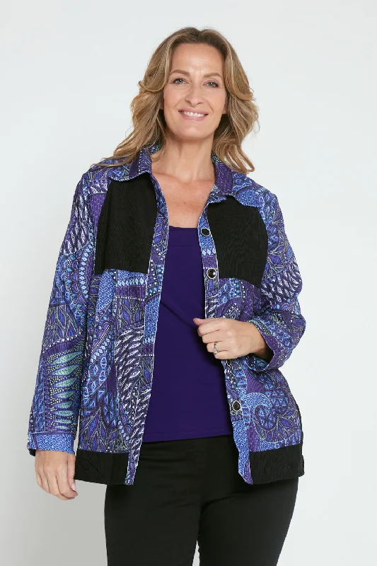 Phoenix Corduroy Jacket - Amethyst Peridot