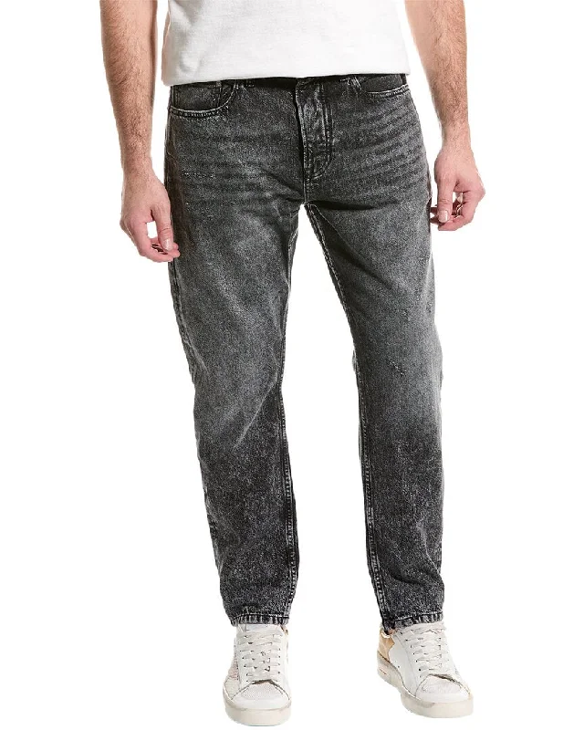 Scotch & Soda Dean Black Loose Tapered Jean