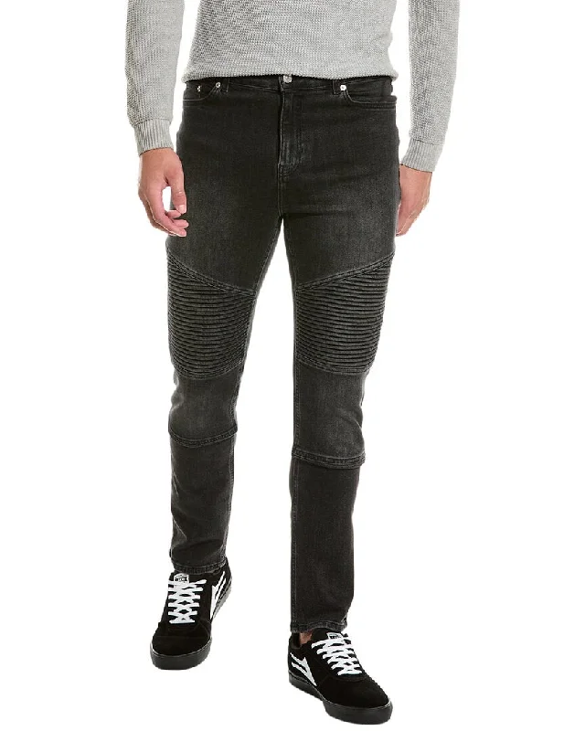 The Kooples Black Moto Skinny Jean