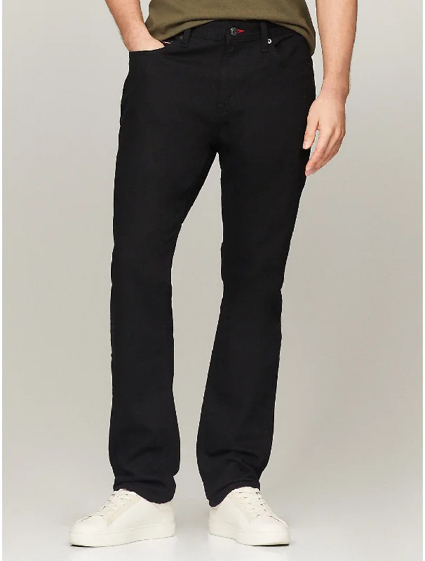 Tommy Hilfiger Men's Black Straight Fit Jean