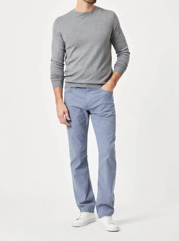 Zach Luxe Twill Pants In Flint Stone