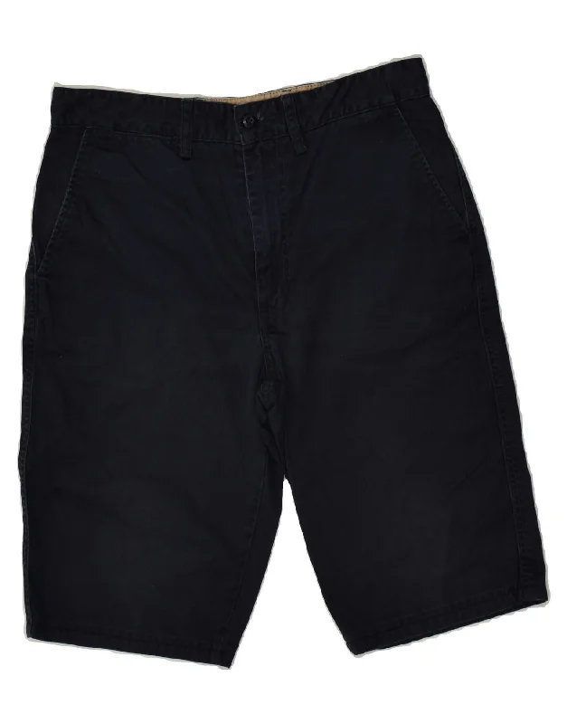 AVIREX Mens Chino Shorts W31 L11 Navy Blue Cotton