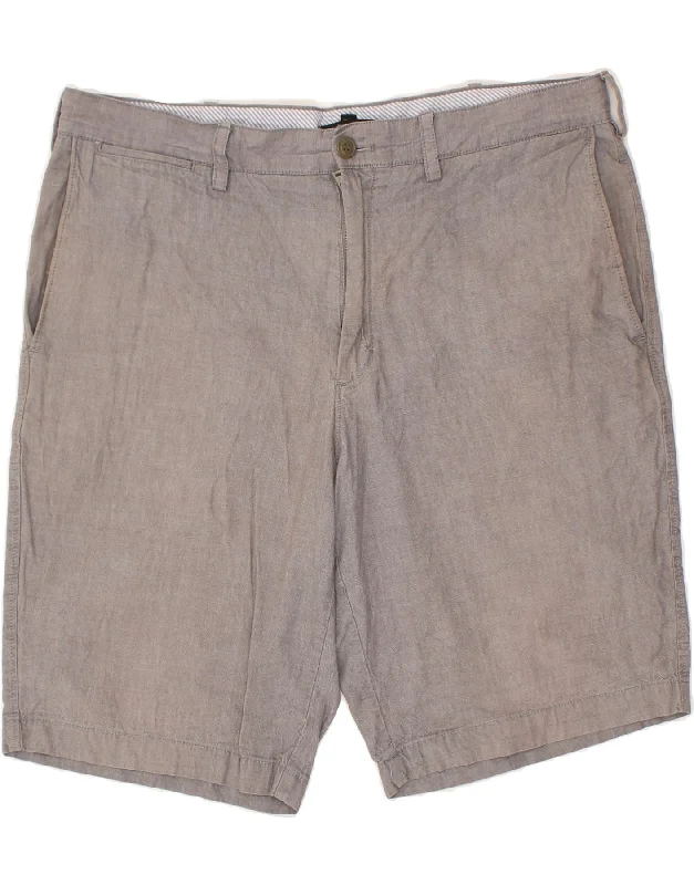 BANANA REPUBLIC Mens Chino Shorts W36 Large Grey Cotton