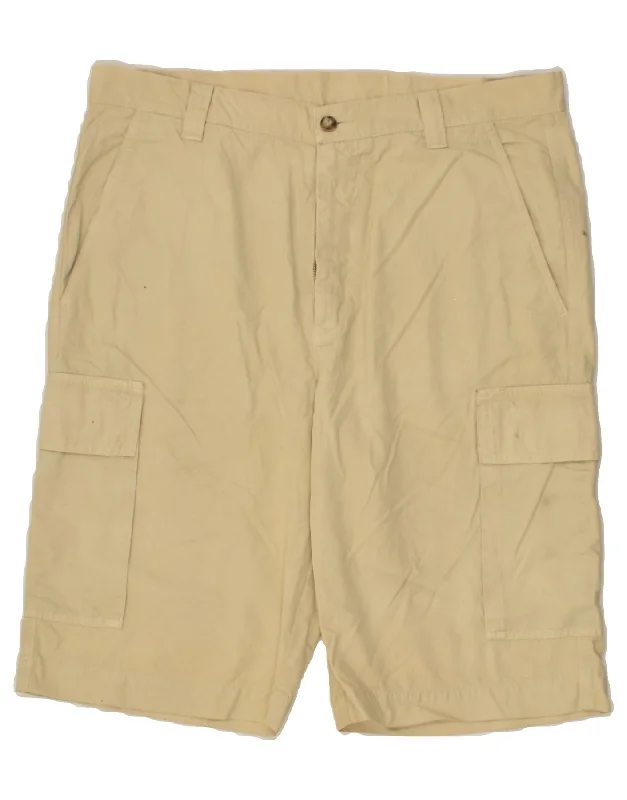 BELFE & BELFE Mens Cargo Shorts IT 50 Large W34  Beige Cotton