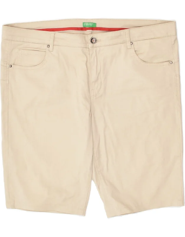 BENETTON Mens Casual Shorts W38 XL  Beige