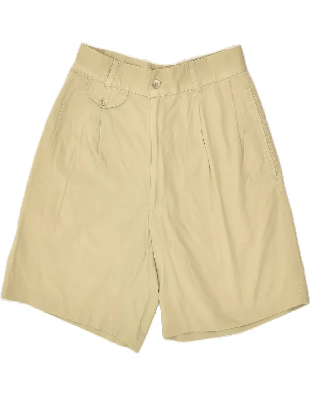 BENETTON Mens Chino Shorts W28 Small Beige Cotton