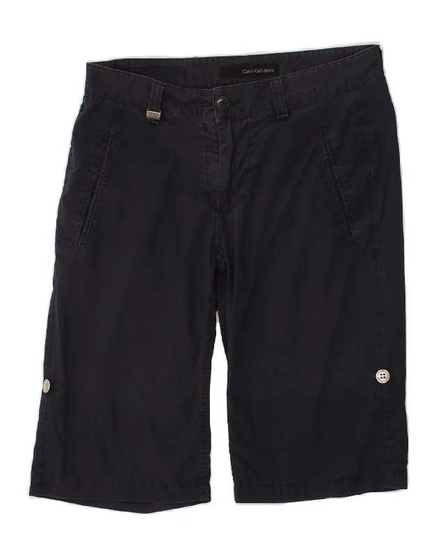 CALVIN KLEIN JEANS Mens Chino Shorts W30 Medium  Navy Blue