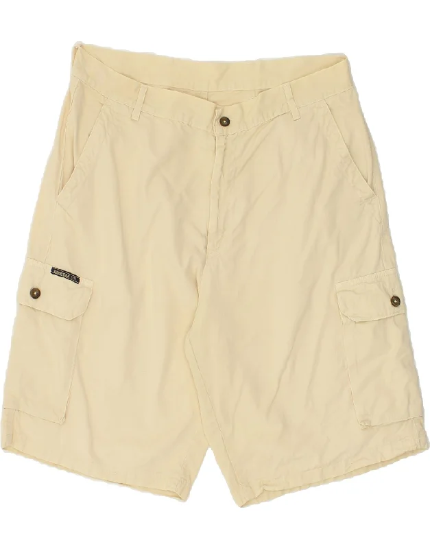 CARRERA Mens Cargo Shorts W36 Large Beige Cotton