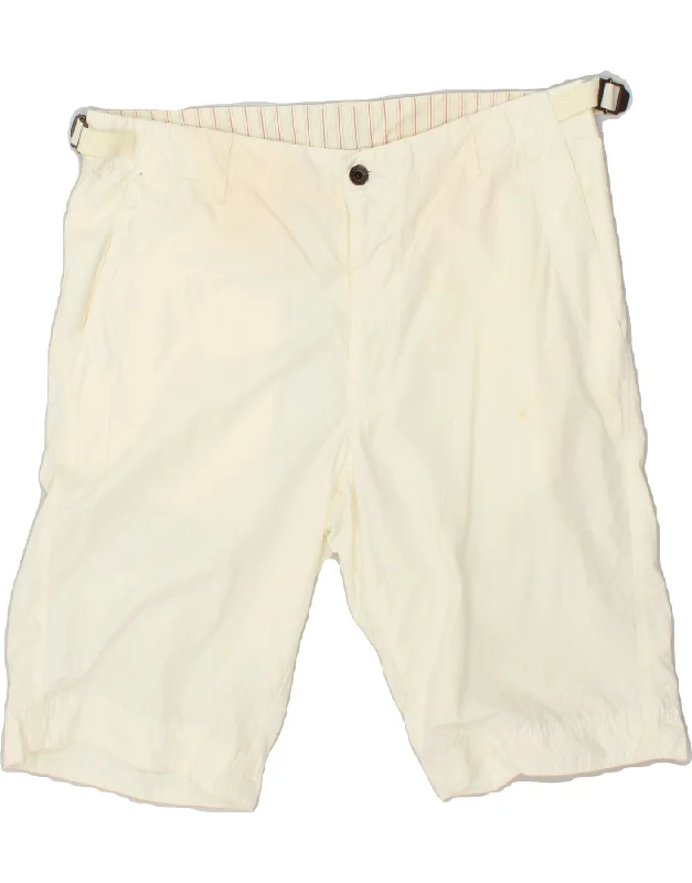 CHAMPION Mens Bermuda Shorts Large W36 White Cotton