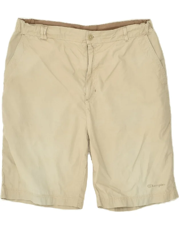 CHAMPION Mens Chino Shorts XL W36 Beige Cotton