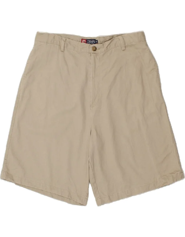 CHAPS Mens Chino Shorts W36 Large Beige Cotton