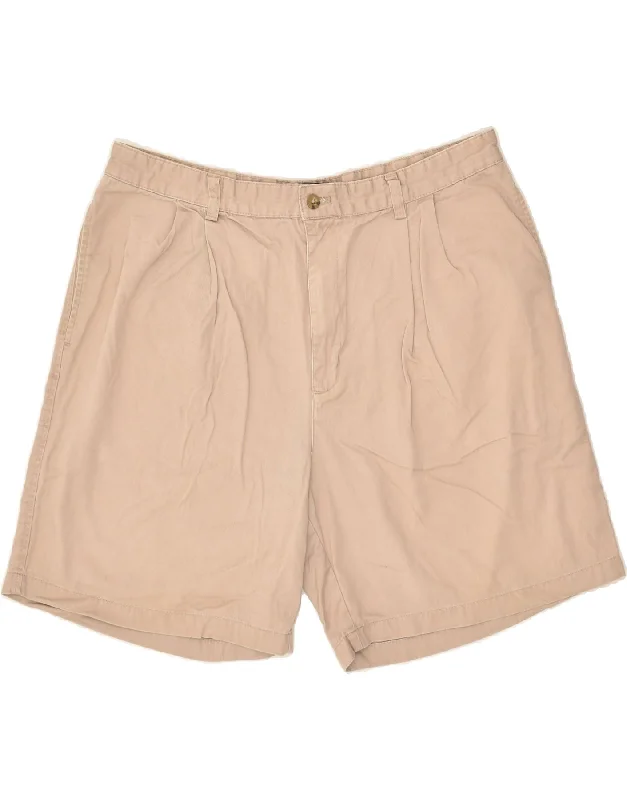 CHAPS Mens Chino Shorts W38 XL Beige Cotton