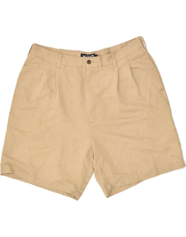 CHAPS Mens Chino Shorts W38 XL Brown Rayon