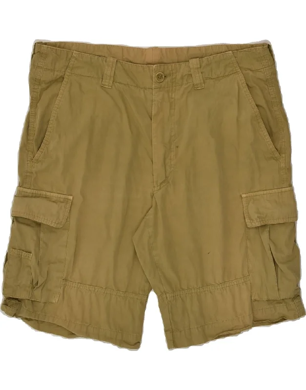 CONTE OF FLORENCE Mens Cargo Shorts IT 52 XL W36  Green Cotton