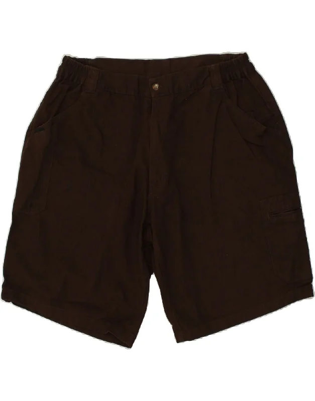 DECATHLON Mens Cargo Shorts 2XL W40 Brown Cotton