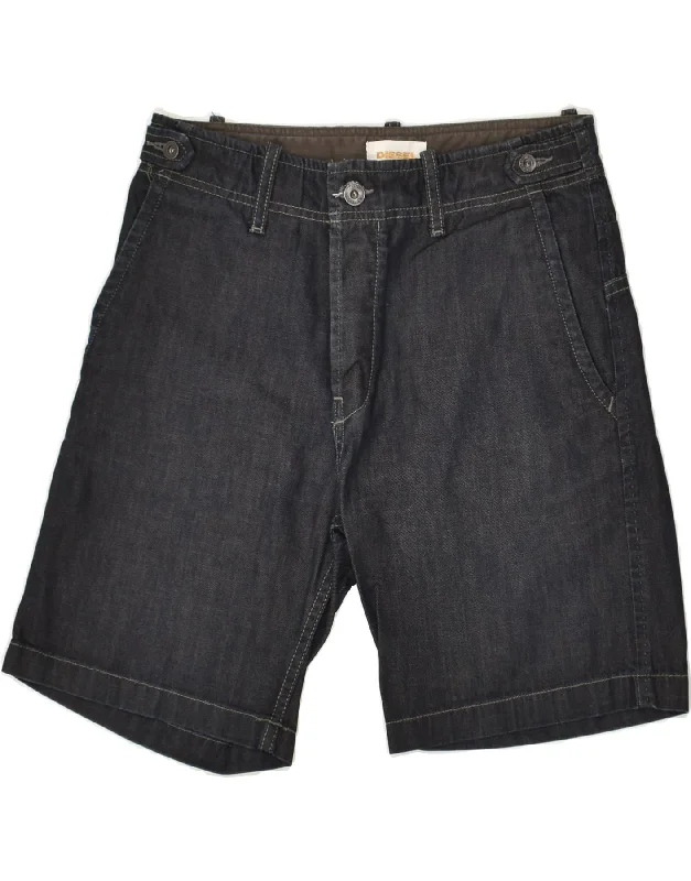 DIESEL Mens Denim Shorts W27 small Navy Blue Cotton